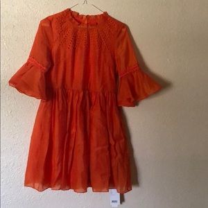 New orange dress